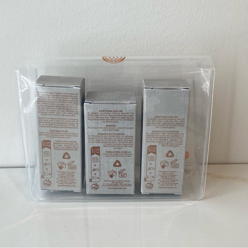 LAST CHANCE! Augustinus Bader The Cream, The Rich Cream & Body Cream Travel Set - Picture 5 of 6